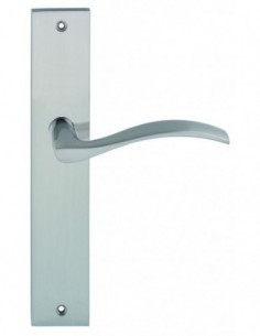 Juego de manivela  para puerta con placa