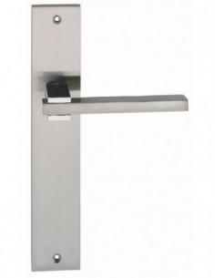 Juego de manivela  para puerta con placa