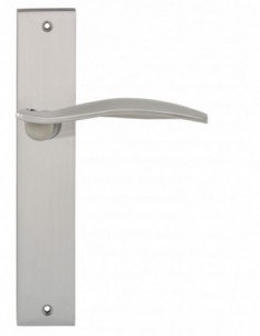 Juego de manivela  para puerta con placa