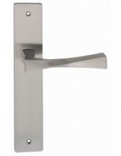 Juego de manivela  para puerta con placa