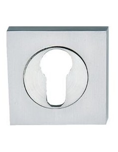 Bocallave para puerta níquel satinado de 50mm