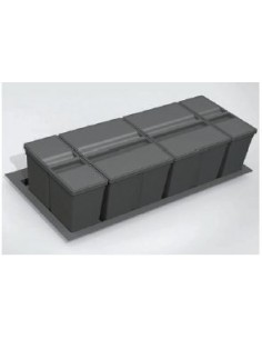 kit bandeja y 4 cubos