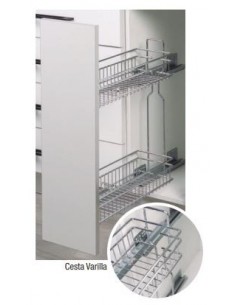 Botellero cesto para interior de armarios