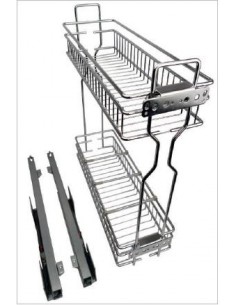 Botellero cesto para interior de armarios