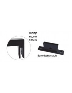 Foco de baño negro mate 2