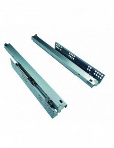 Guía cajón extracción total. Varias medidas. Montaje