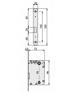 Picaportes magnético regulable 2