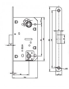 Picaportes magnético regulable 2