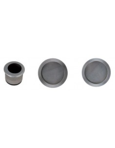 Juego cazoletas y uñero para puerta corredera