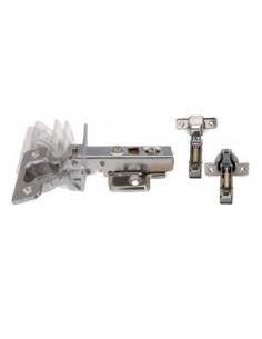 Bisagra para mueble de cocina acodada