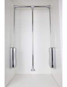 Perchero abatible varias medidas ajustable para armario