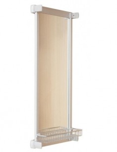 Espejo extraible con bandeja porta objetos