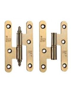 Pernio de hierro para puerta con o sin remate