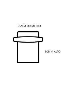 Tope tarima para puerta.