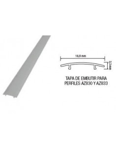 Tapa perfil embutir para 2...